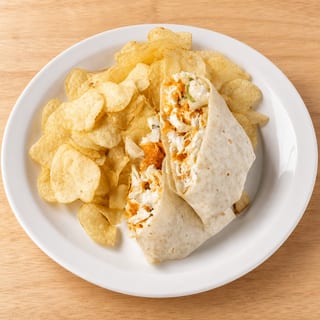 Buffalo Sauce Chicken Wrap