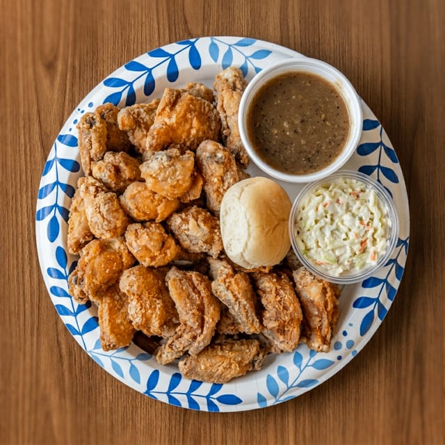 18 Pc of Chicken Only.