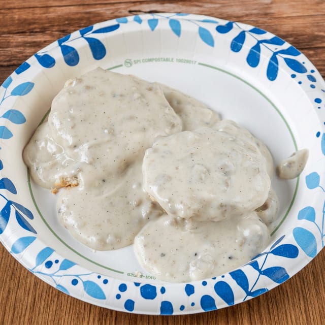 Whole Order of Biscuit and Gravy Includes 2 Biscuits and Gravy.